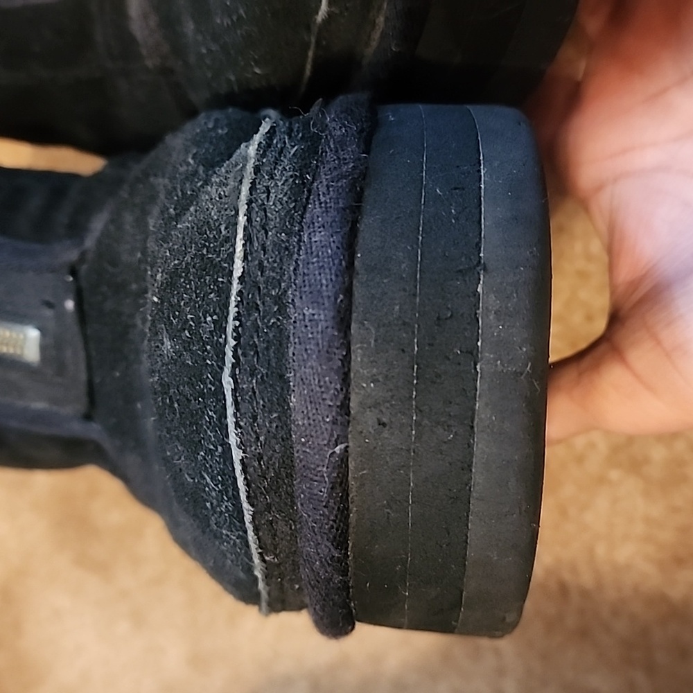 UGG Black Winter Boots with Red Accents - Picture 3 of 13